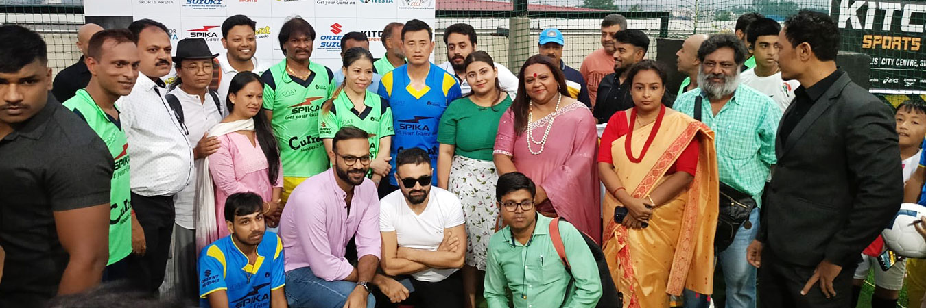 Play for Teesta Fundraiser Match Between Dhanraj and Marry Kom XI vs Bhaichung XI