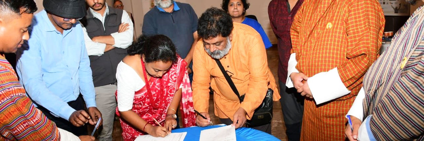 Signing of MOU Between ACT (Visit Dooars 2024) and Chukha District Comunity Tourism (Bhutan)