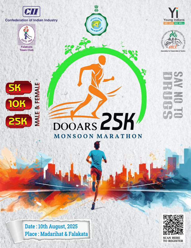 Dooars 25K Monsoon Marathon & Tourism Festival